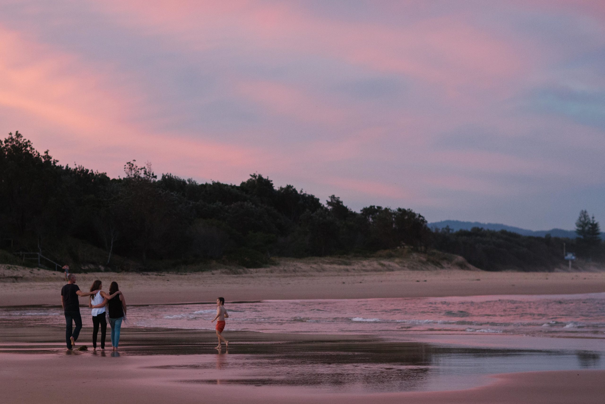 Cindy spends time in nature - beach landscape